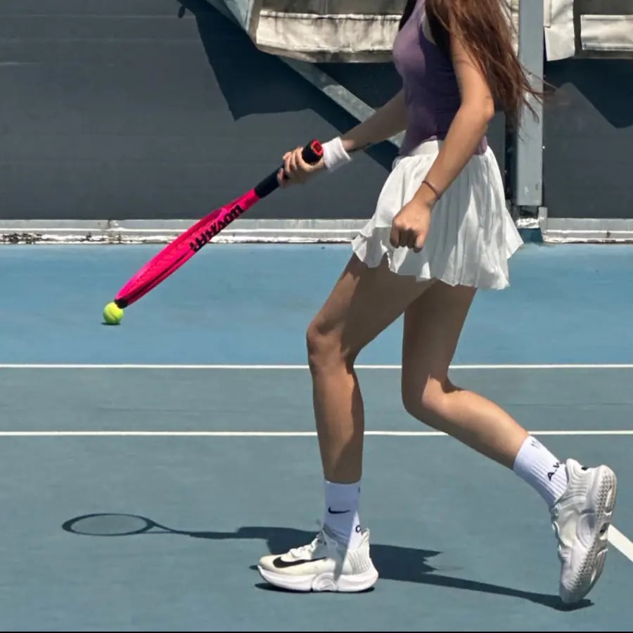 Giày Nike Court x Naomi Osaka Air Zoom GP Turbo HC 'White Black' DX6956-100 — ảnh 4