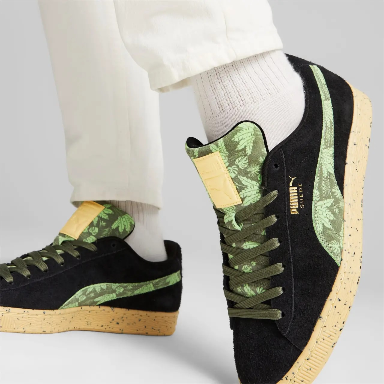 Giày Puma Suede Gentle Jungle 'Black' 390057-02 — ảnh 2