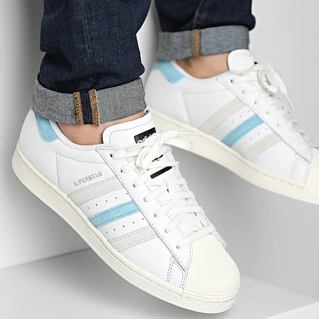 Giày Adidas Superstar 'Cream White' GZ9381 — ảnh 2
