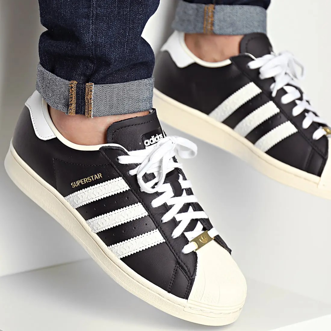 Giày Adidas Originals Superstar 'Black White' ID4676 — ảnh 2