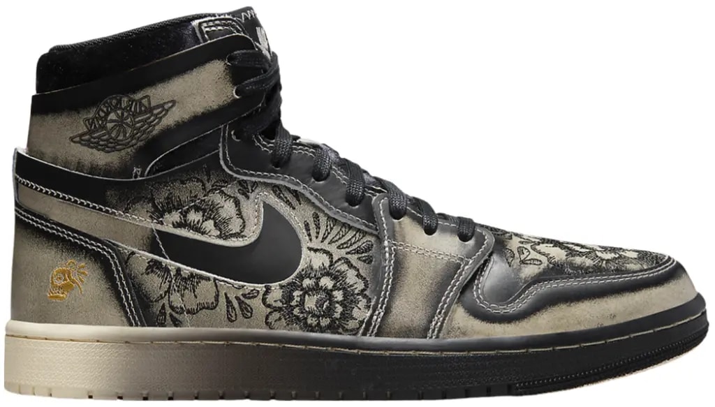 Giày Nike Air Jordan 1 High Zoom CMFT 2 'Dia de los Muertos' FQ8155-010 — kich-thuoc: 42
