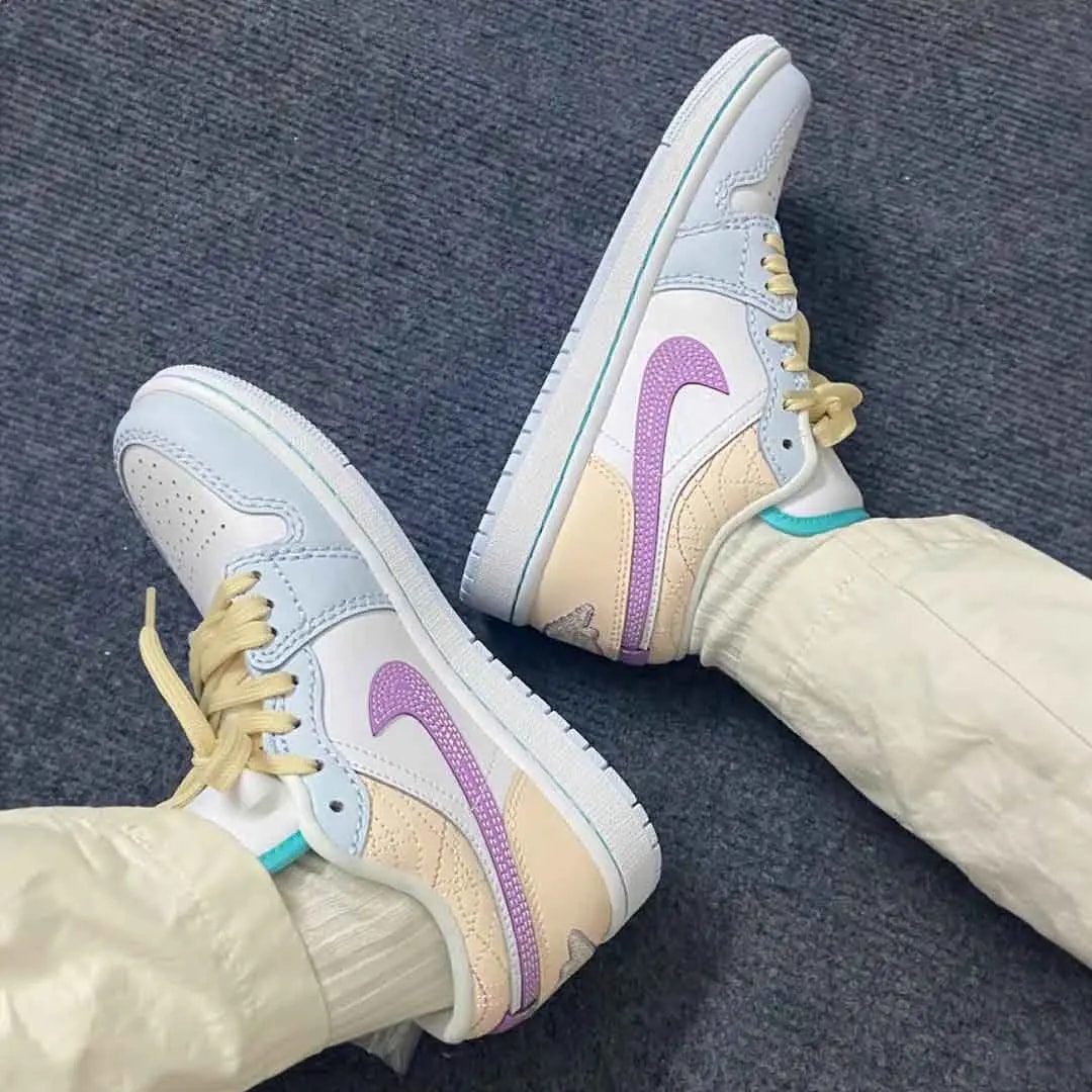 Giày Nike Air Jordan 1 Low 'Multi Color Sashiko' FV3623-151 — ảnh 4