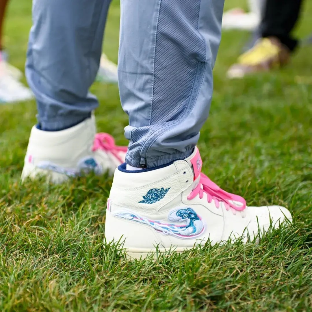 Giày Nike Air Jordan 1 Retro High Golf NRG 2 'Michelle Wie West Aloha' FV3565-100 — ảnh 2
