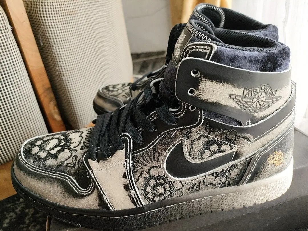 Giày Nike Air Jordan 1 High Zoom CMFT 2 'Dia de los Muertos' FQ8155-010 — ảnh 2