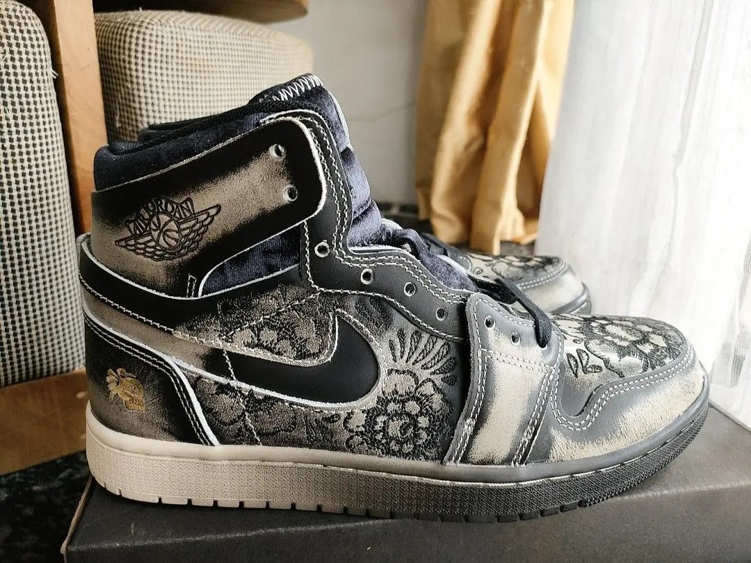Giày Nike Air Jordan 1 High Zoom CMFT 2 'Dia de los Muertos' FQ8155-010 — ảnh 3