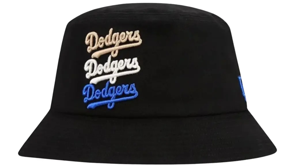 Mũ MLB Logomania Bucket LA 'Black' 32CPHI111-07L