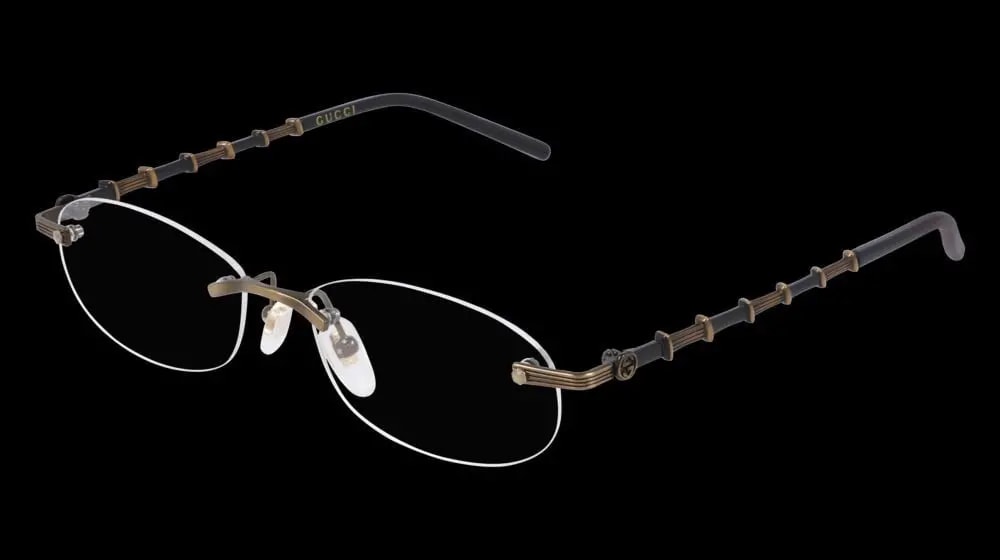 Kính Gucci Eyeglasses Seasonal Icon 'Black' GG0857OJ-001 — ảnh 2