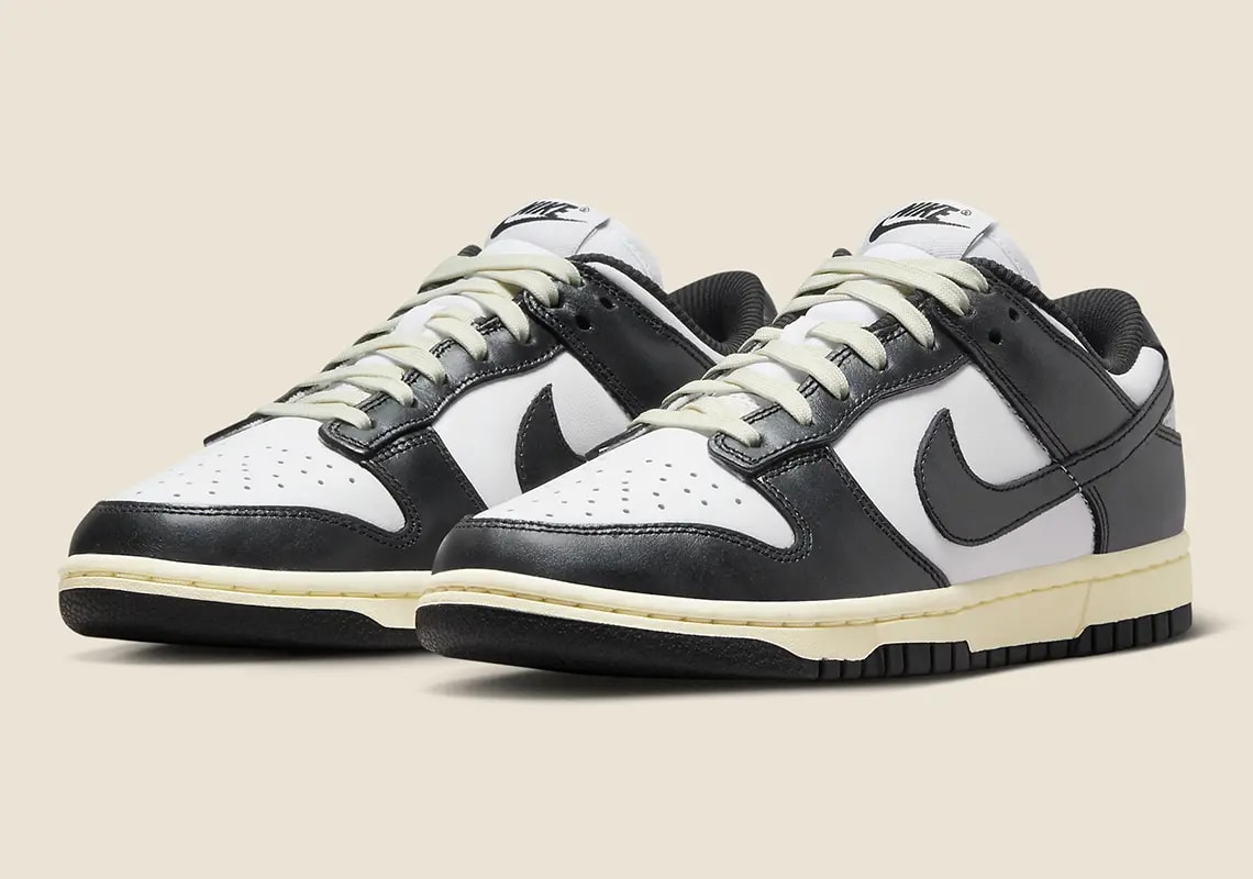 Giày Nike Dunk Low Vintage 'Black White' FQ8899-100 — ảnh 3