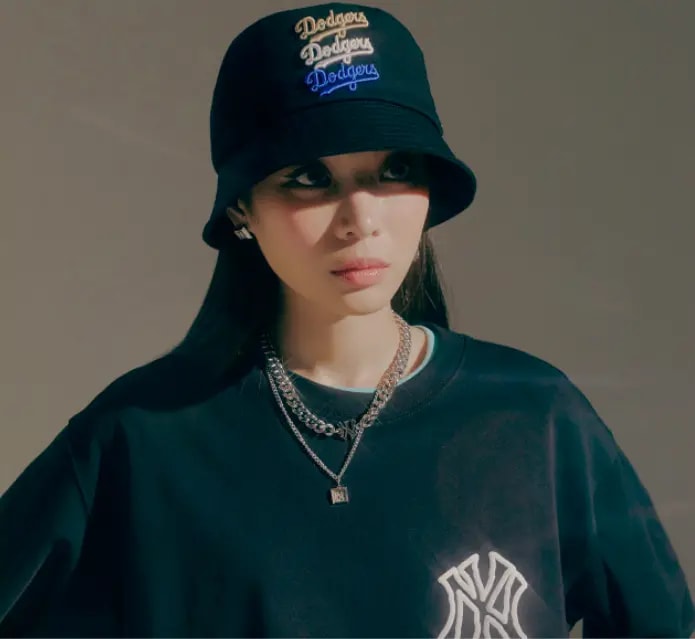 Mũ MLB Logomania Bucket LA 'Black' 32CPHI111-07L — ảnh 3