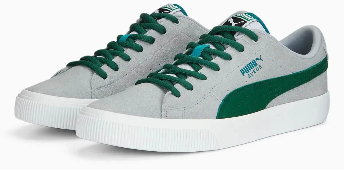 Giày Puma Suede Skate Nitro 'Grey' 386082-10 — ảnh 2