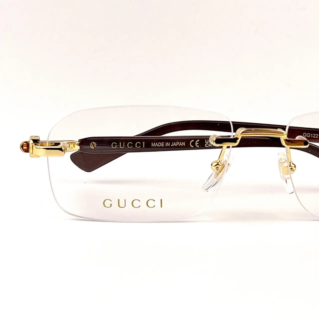 Kính Gucci Eyeglasses 'Gold' GG1221O-002 — ảnh 3