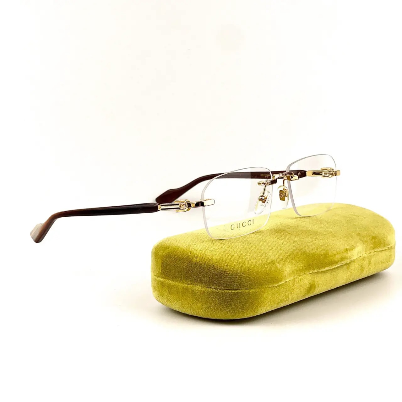 Kính Gucci Eyeglasses 'Gold' GG1221O-002 — ảnh 5