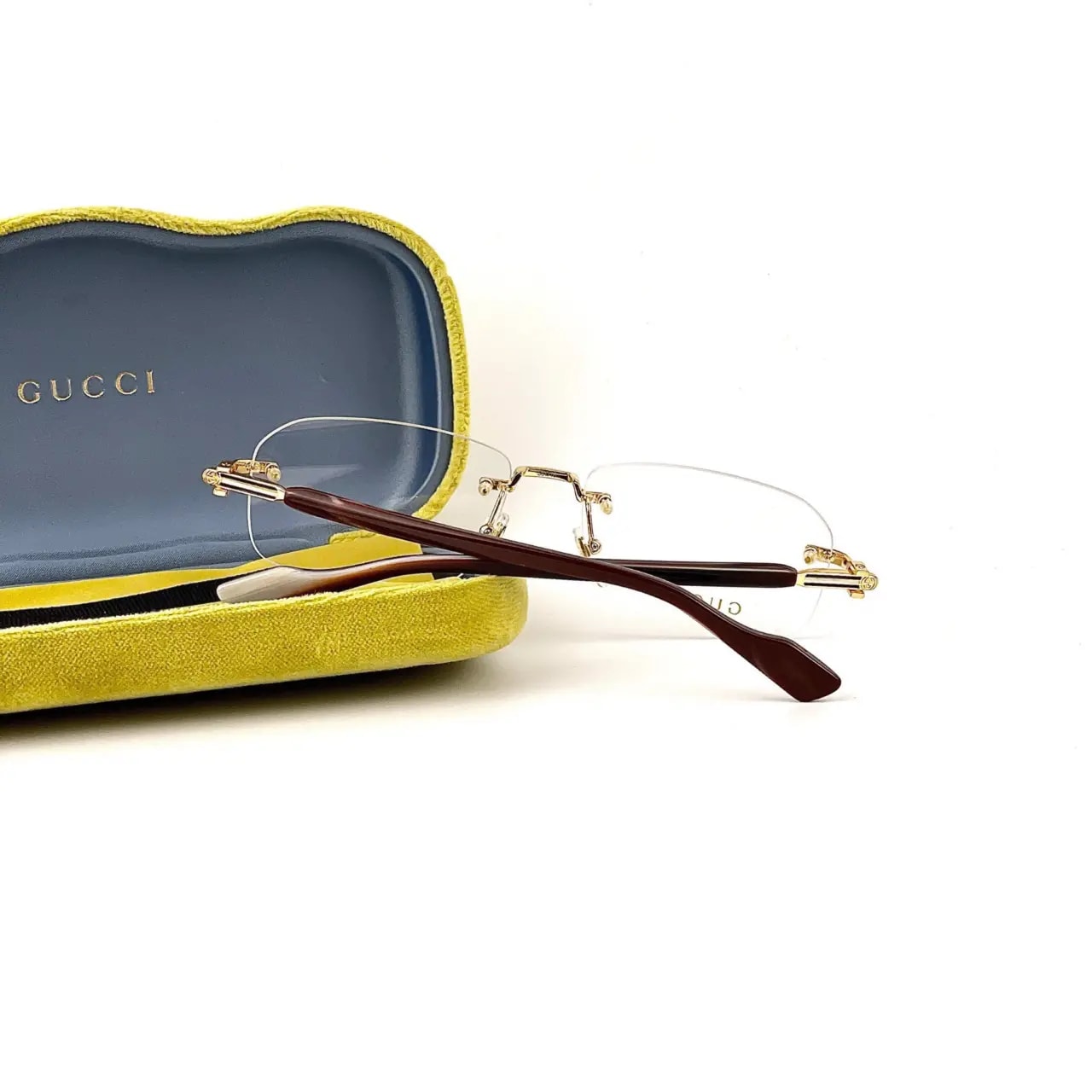 Kính Gucci Eyeglasses 'Gold' GG1221O-002 — ảnh 4