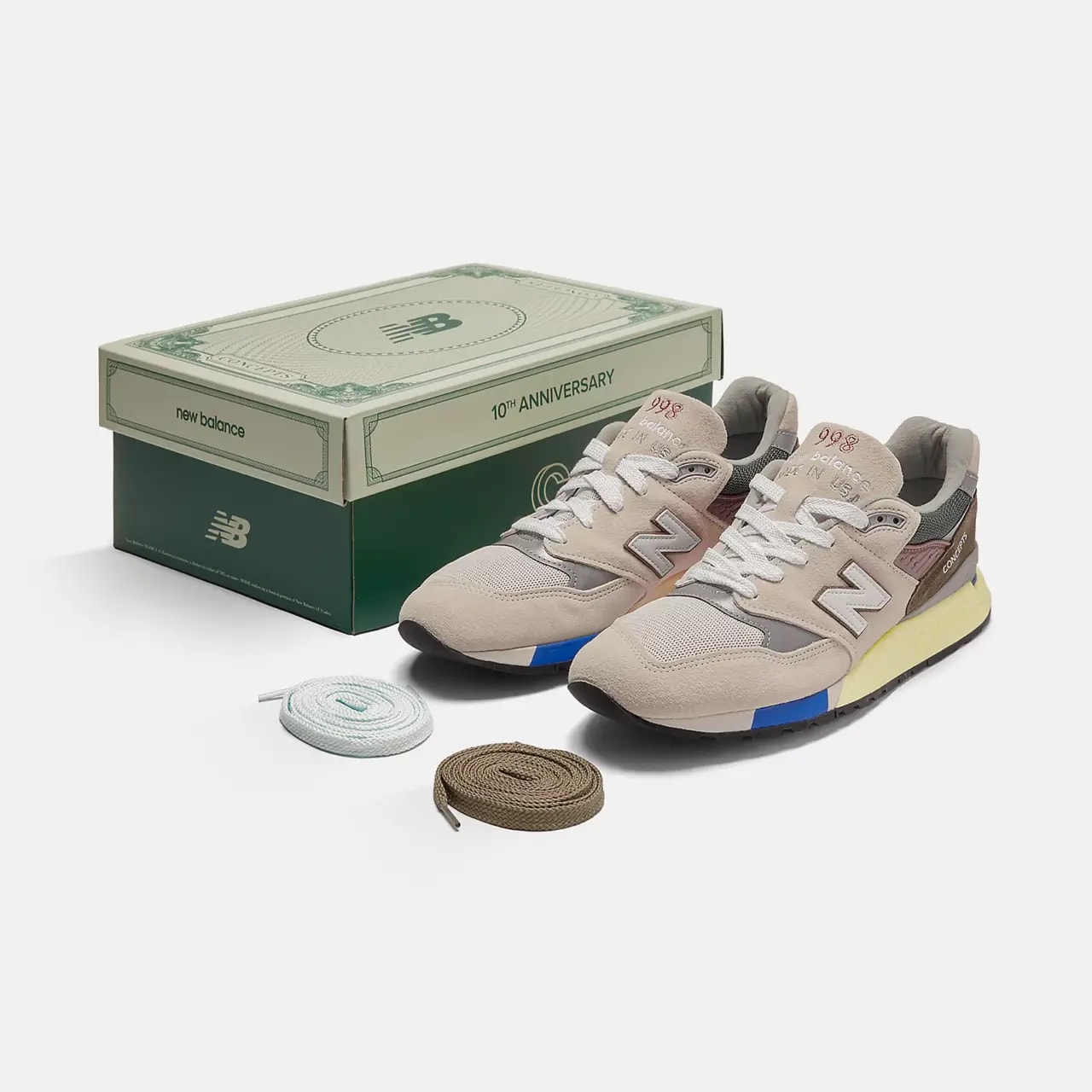 Giày New Balance x Concepts 998 'MiUSA C Note 10th Anniversary' U998CN — ảnh 5