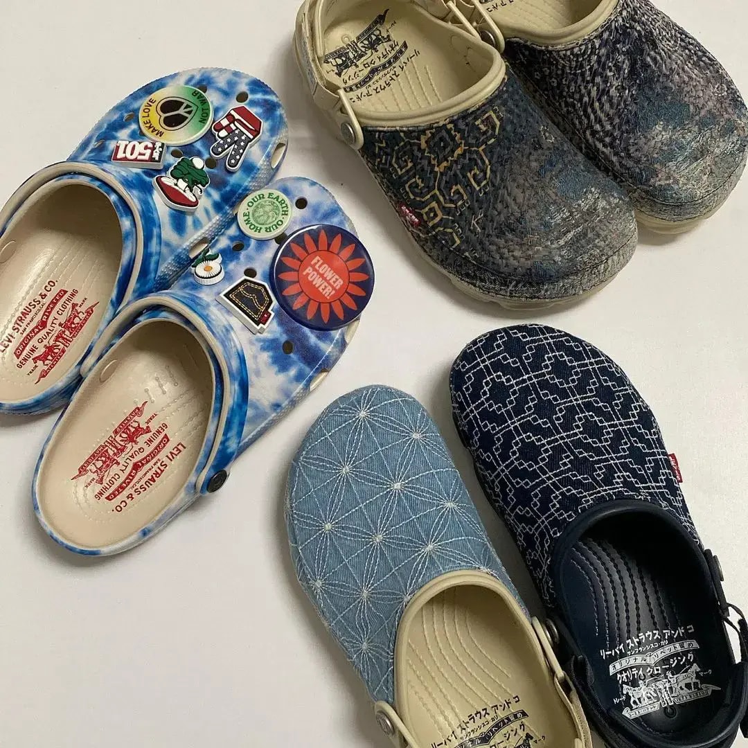 Dép Crocs Classic All-Terrain Clog 'Levi's Sashiko' 208917-410 — ảnh 4