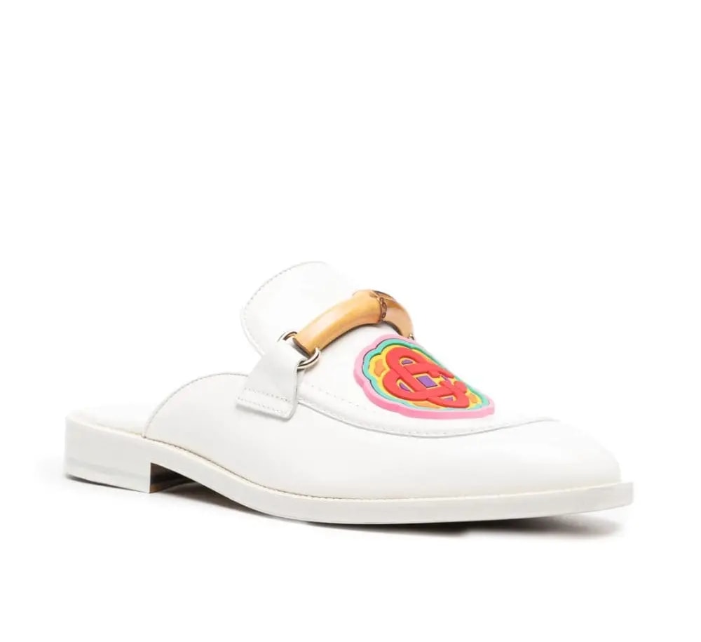 Giày Casablanca Monogram Memphis Mule 'White' AS23-FW-007-05 — ảnh 2
