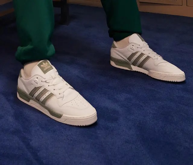 Giày Adidas Rivalry Low 'White Silver Green' IG6309 — ảnh 3