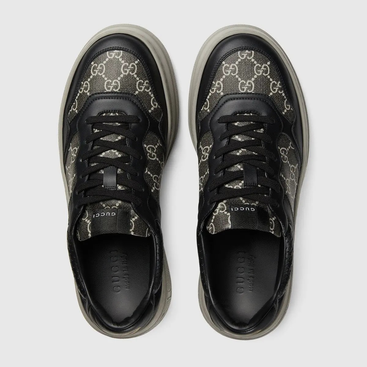 Giày Gucci GG Sneaker 'Black Grey' 669582-AACOD-1072 — ảnh 4