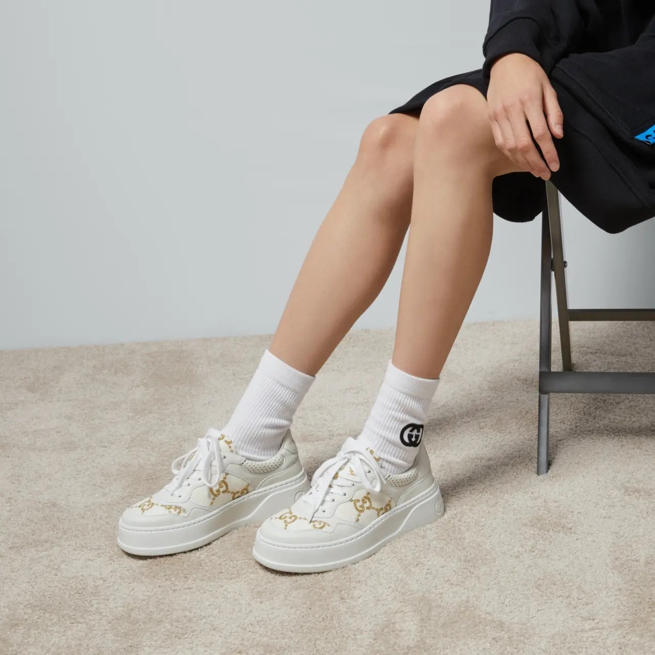 Giày Gucci GG Sneaker 'White' 670408-AACXG-9059 — ảnh 2