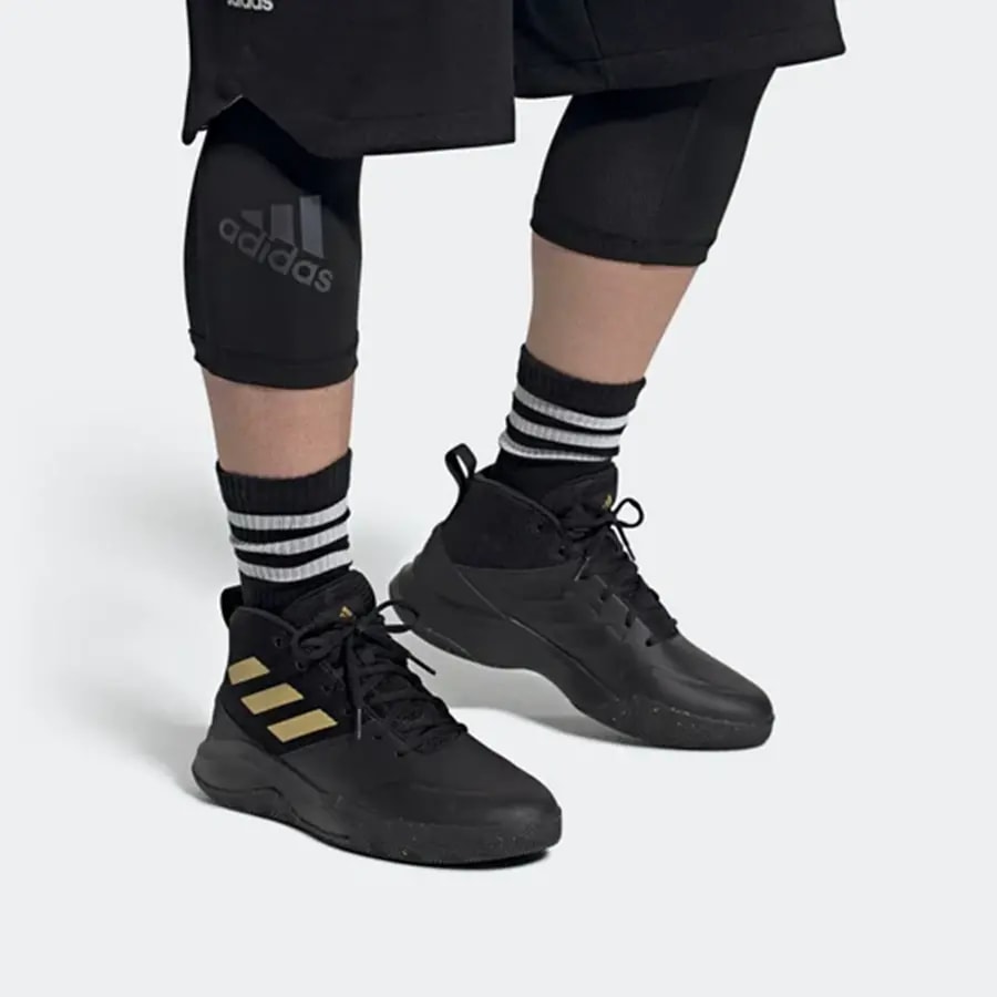 Giày Adidas OwnTheGame 'Black Matte Gold' FW4562 — ảnh 2