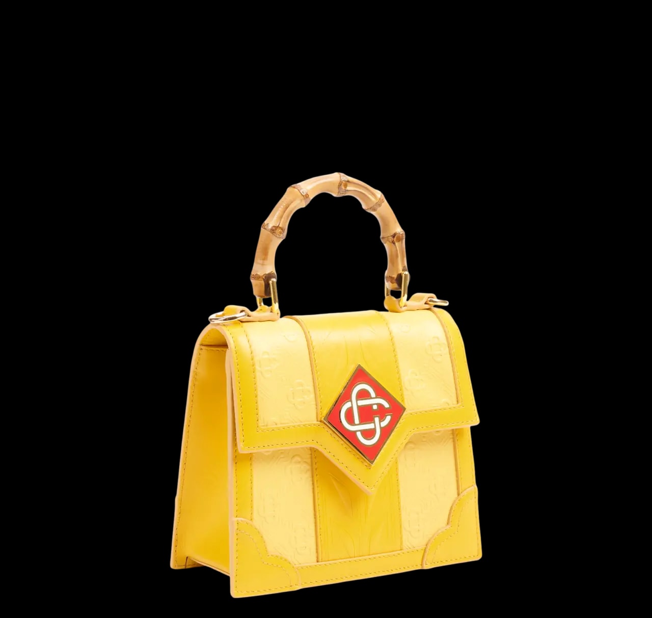 Túi Casablanca Mini Jeanne 'Yellow' AS23-BAG-049-01 — ảnh 2