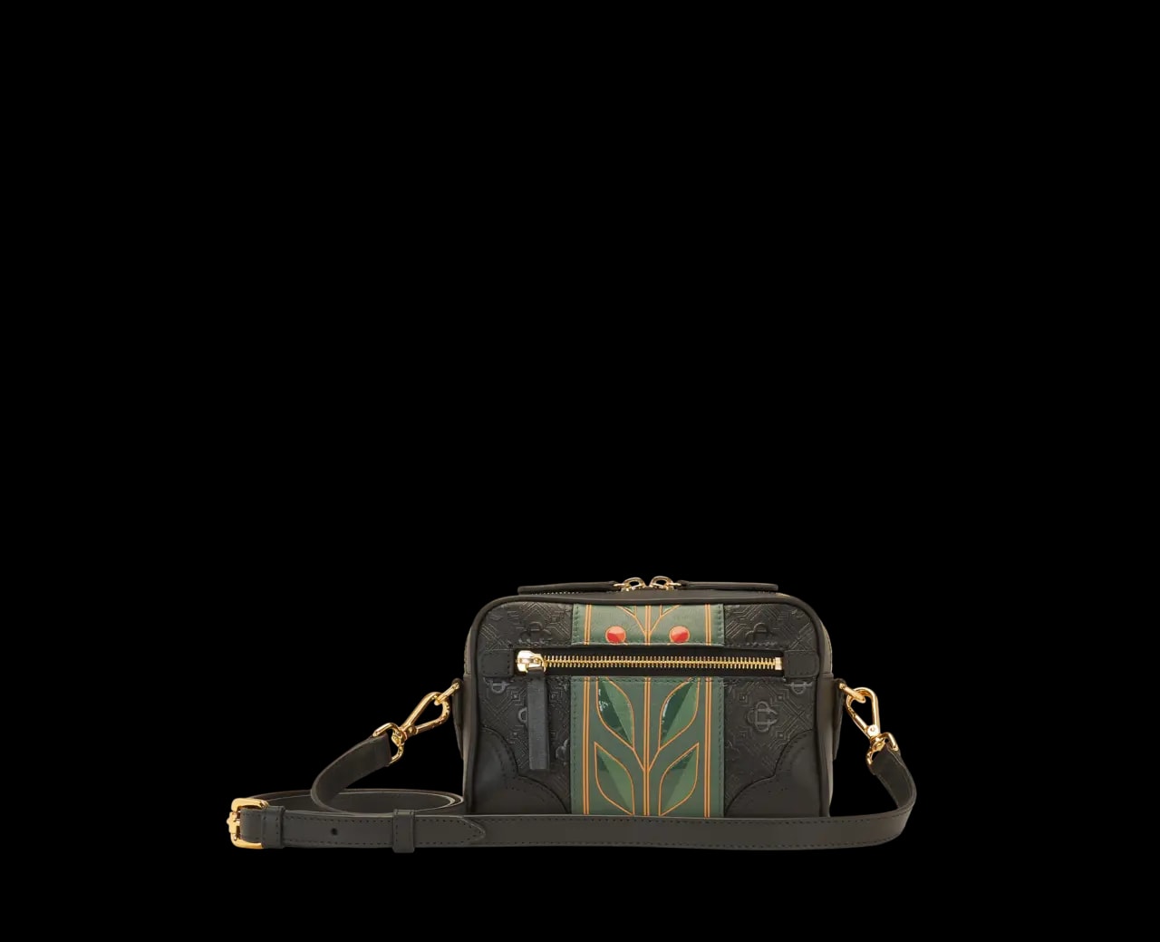 Túi Casablanca Monogram Crossbody 'Black' AS23-BAG-002-02 — ảnh 3