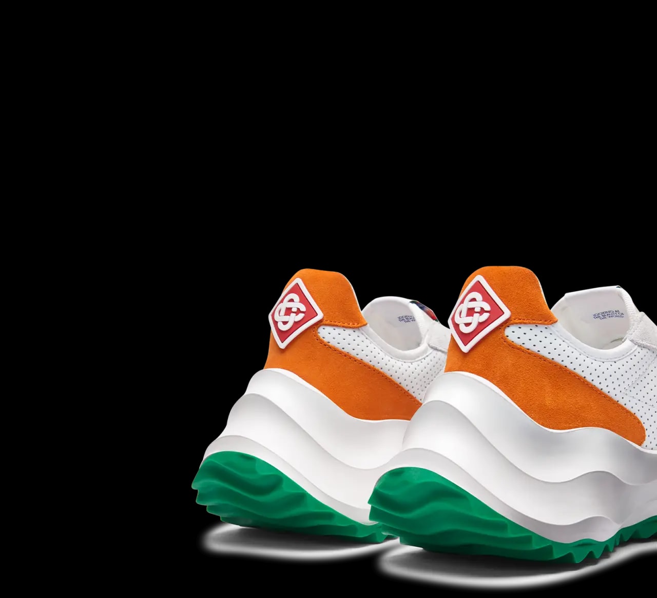 Giày Casablanca Atlantis Sneaker 'White Clay Orange' AF22-SNK-001-02 — ảnh 5