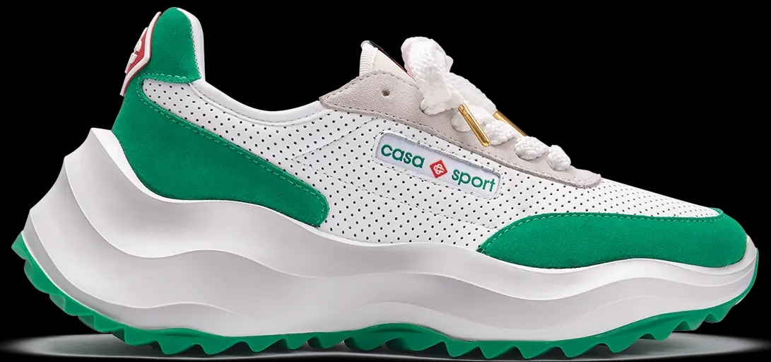 Giày Casablanca Atlantis Sneaker 'White Green' AF22-SNK-002-03 — kich-thuoc: 37.5