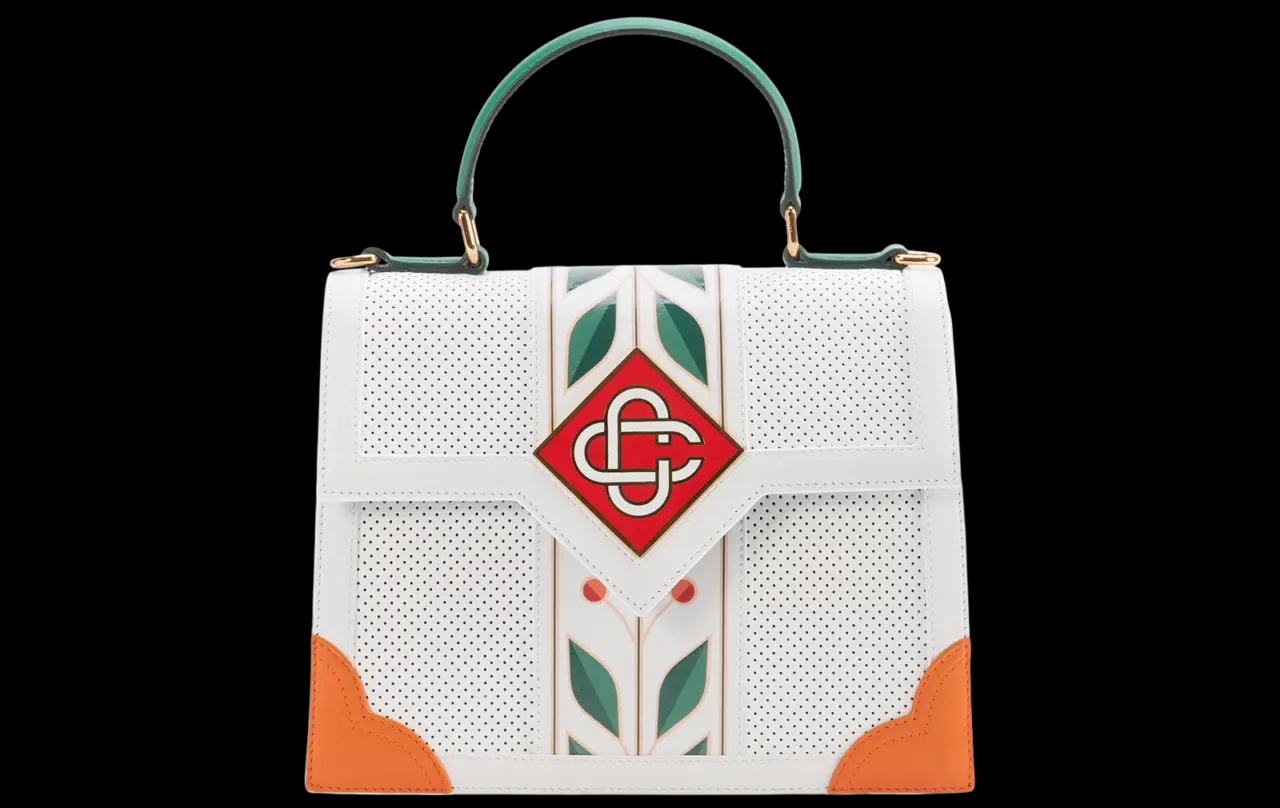 Túi Casablanca Laurel Equipement Jeanne 'White' AS23-BAG-055-01