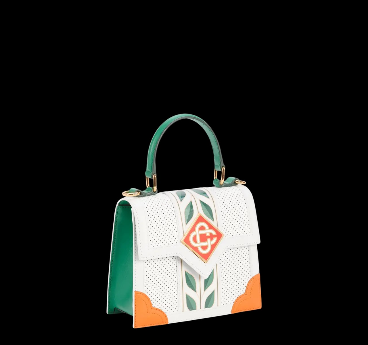 Túi Casablanca Laurel Equipement Mini Jeanne 'White' AS23-BAG-056-01 — ảnh 2