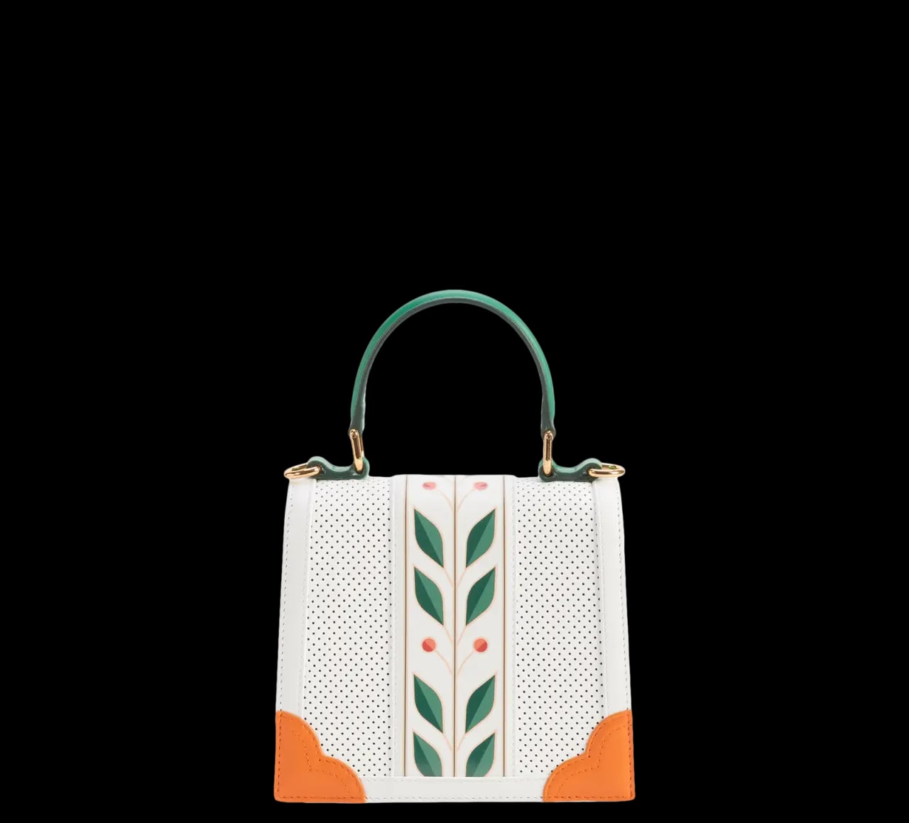 Túi Casablanca Laurel Equipement Mini Jeanne 'White' AS23-BAG-056-01 — ảnh 3
