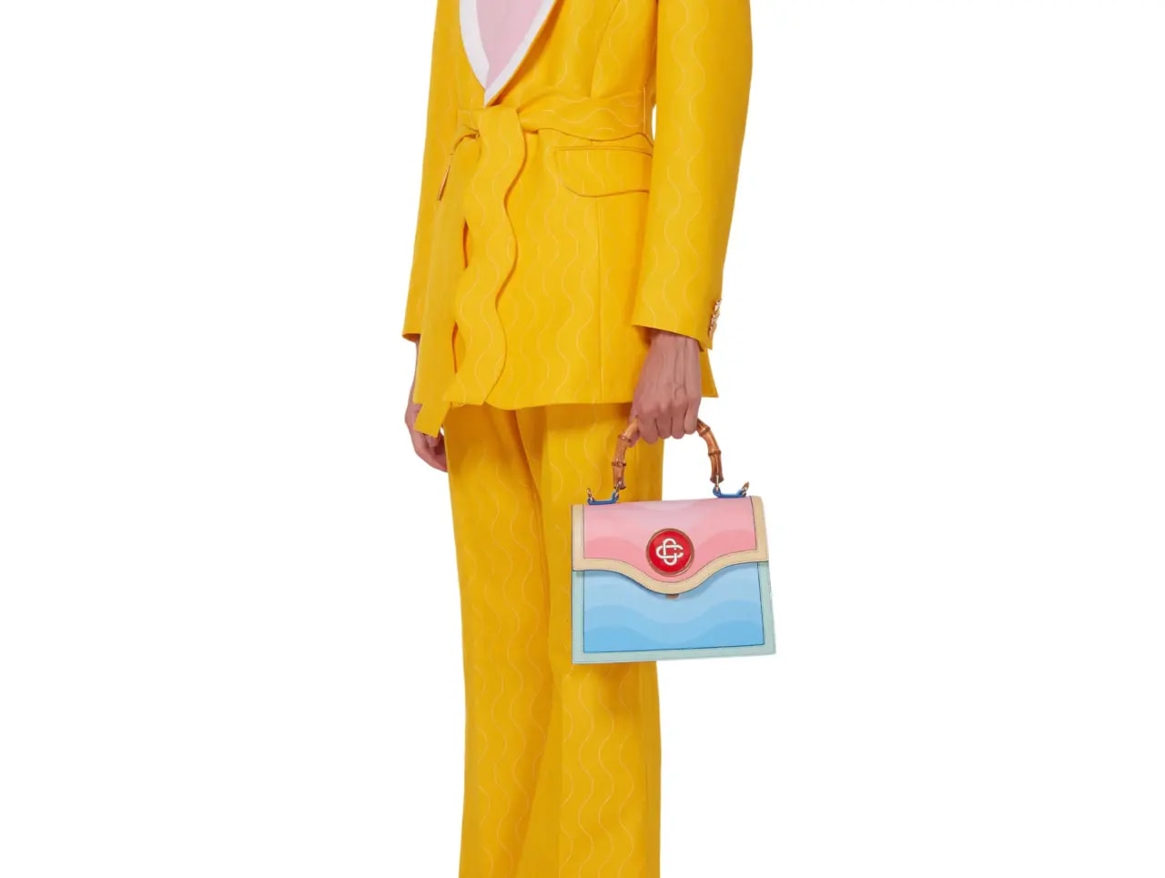 Túi Casablanca Memphis Jeanne 'Pink Blue' AS22-BAG-003 — ảnh 4