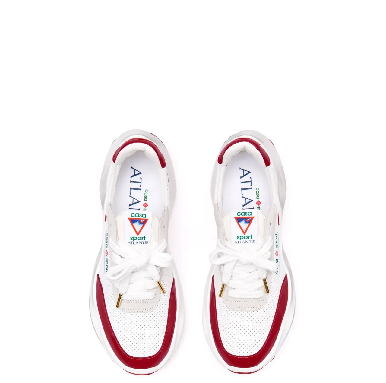 Giày Casablanca Atlantis Sneaker 'White Red' AS23-SNK-015-01 — ảnh 3