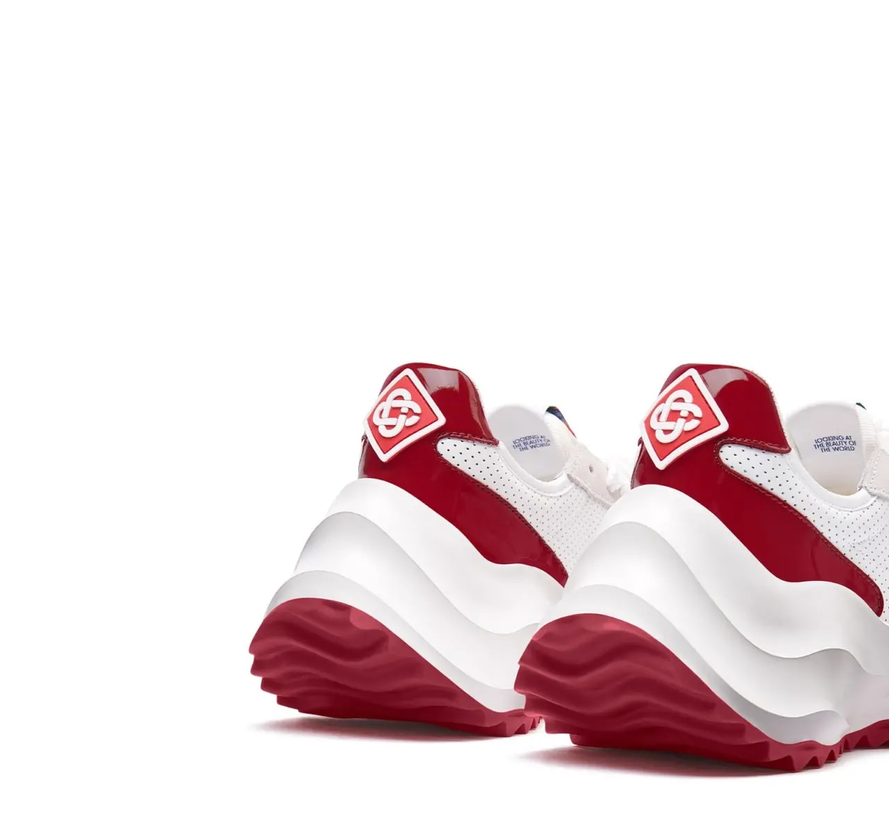 Giày Casablanca Atlantis Sneaker 'White Red' AS23-SNK-015-01 — ảnh 5