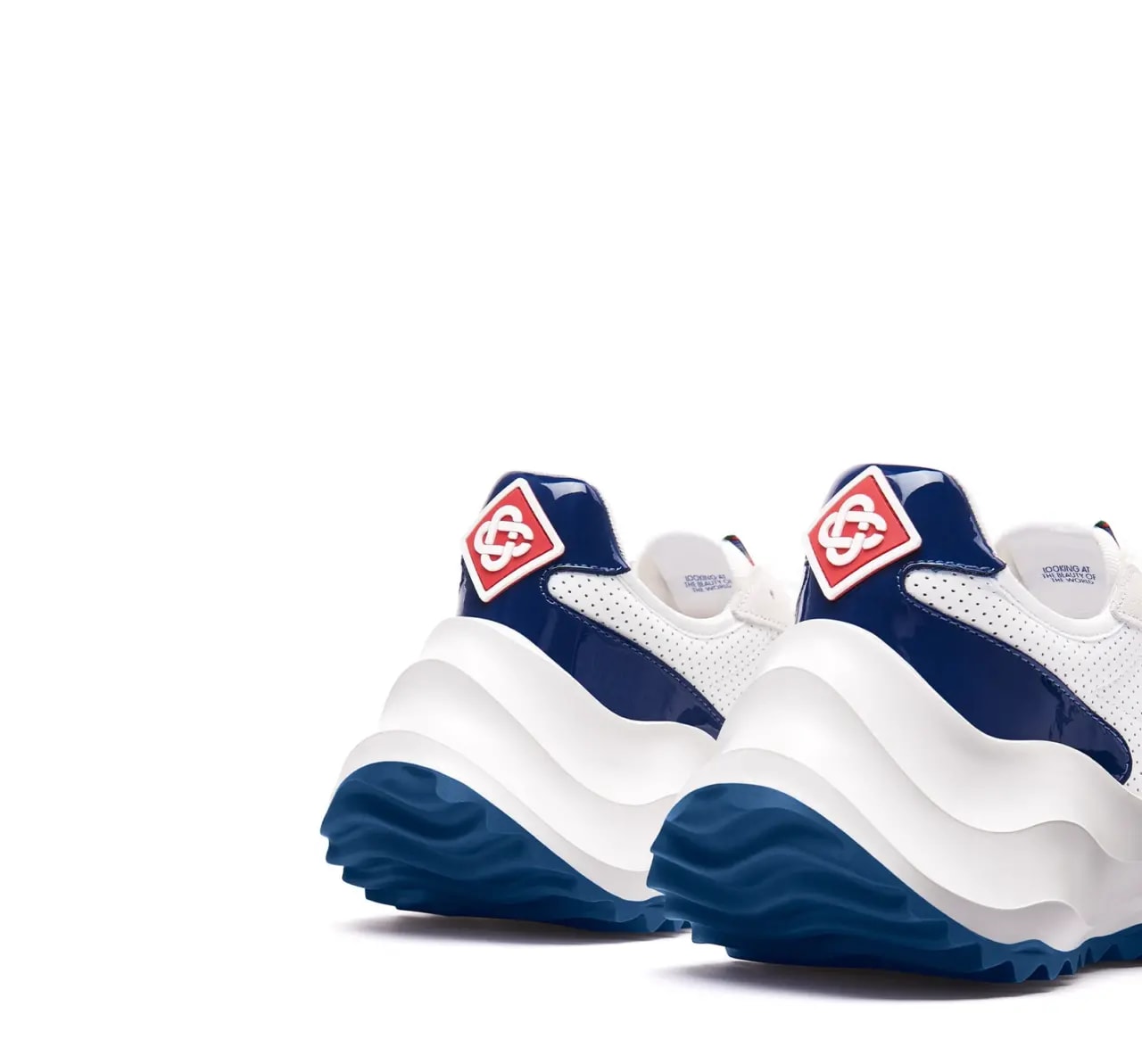 Giày Casablanca Atlantis Sneaker 'White Navy' AS23-SNK-015-03 — ảnh 3
