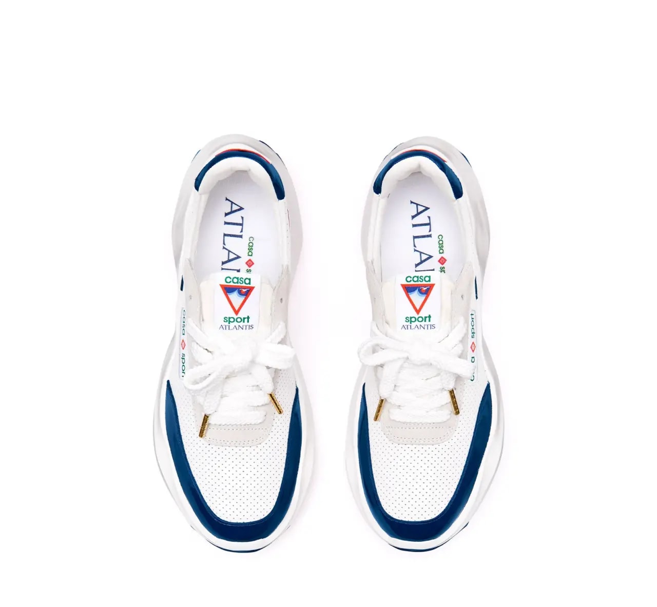 Giày Casablanca Atlantis Sneaker 'White Navy' AS23-SNK-015-03 — ảnh 2