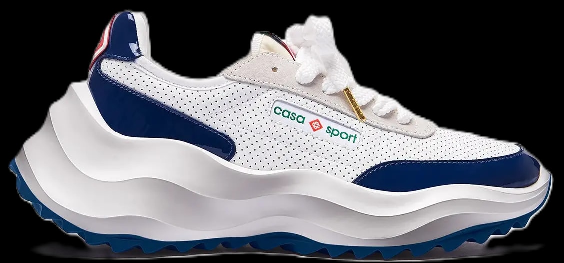 Giày Casablanca Atlantis Sneaker 'White Navy' AS23-SNK-015-03 — kich-thuoc: 42.5