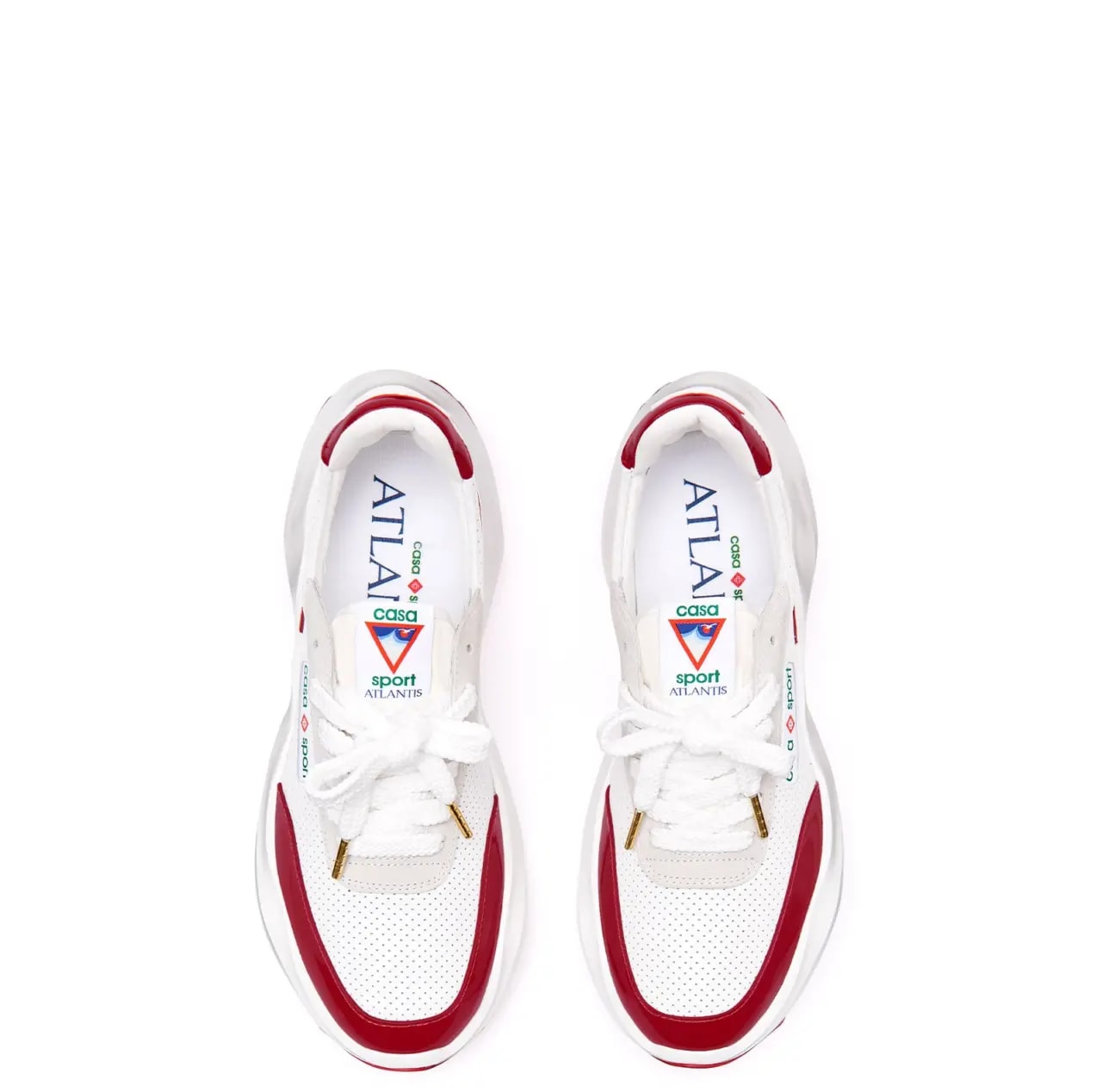 Giày Casablanca Atlantis Sneaker 'White Red' AS23-SNK-016-01 — ảnh 2