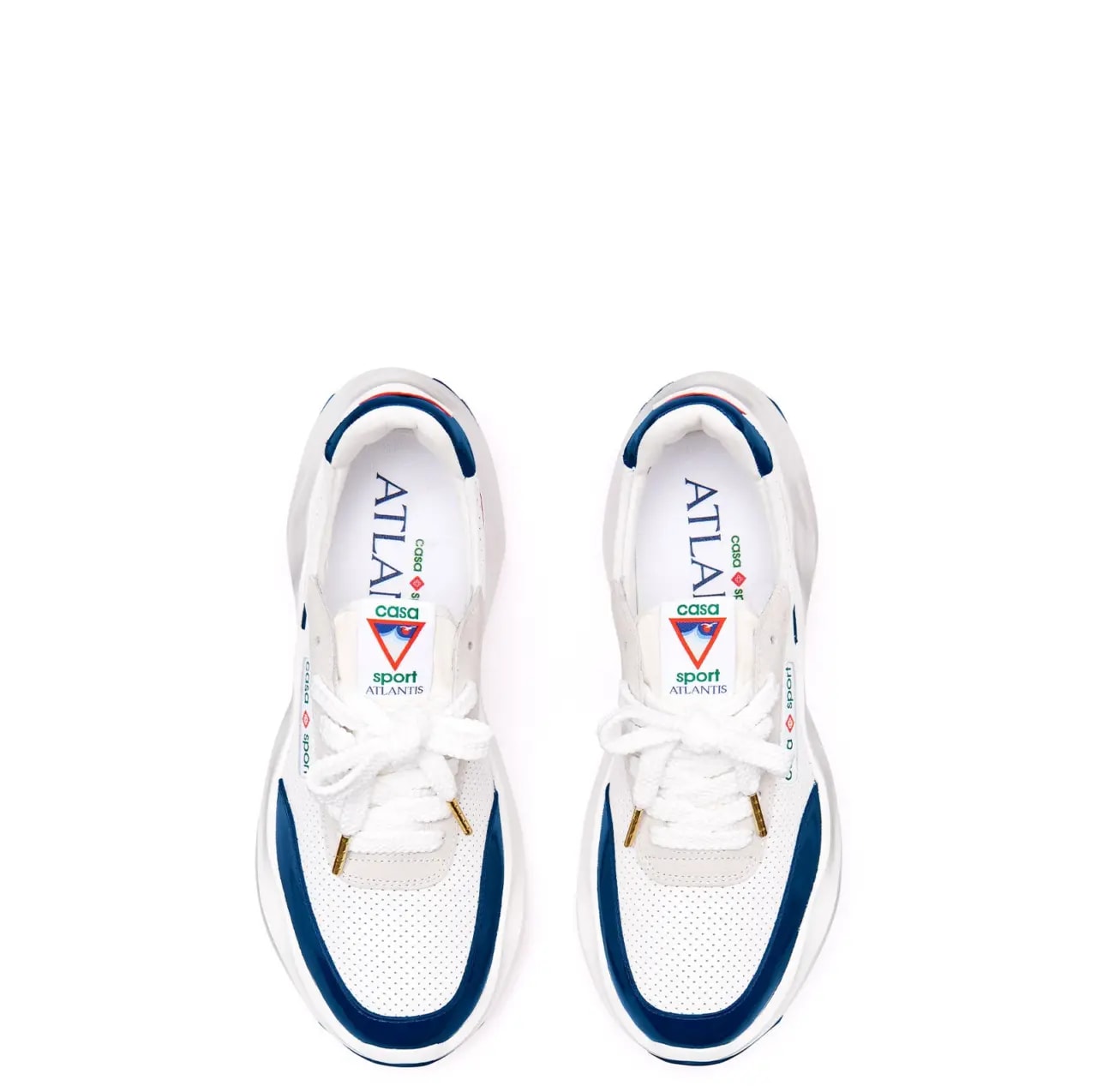 Giày Casablanca Atlantis Sneaker 'White Navy' AS23-SNK-016-03 — ảnh 3
