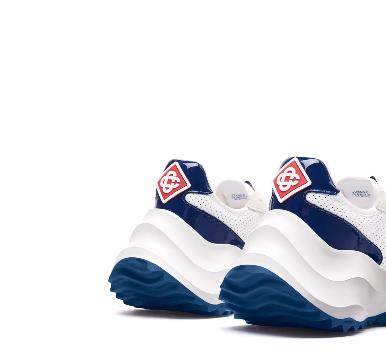 Giày Casablanca Atlantis Sneaker 'White Navy' AS23-SNK-016-03 — ảnh 5