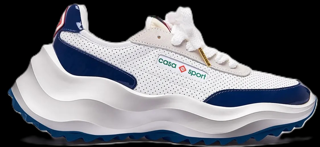 Giày Casablanca Atlantis Sneaker 'White Navy' AS23-SNK-016-03 — kich-thuoc: 37.5
