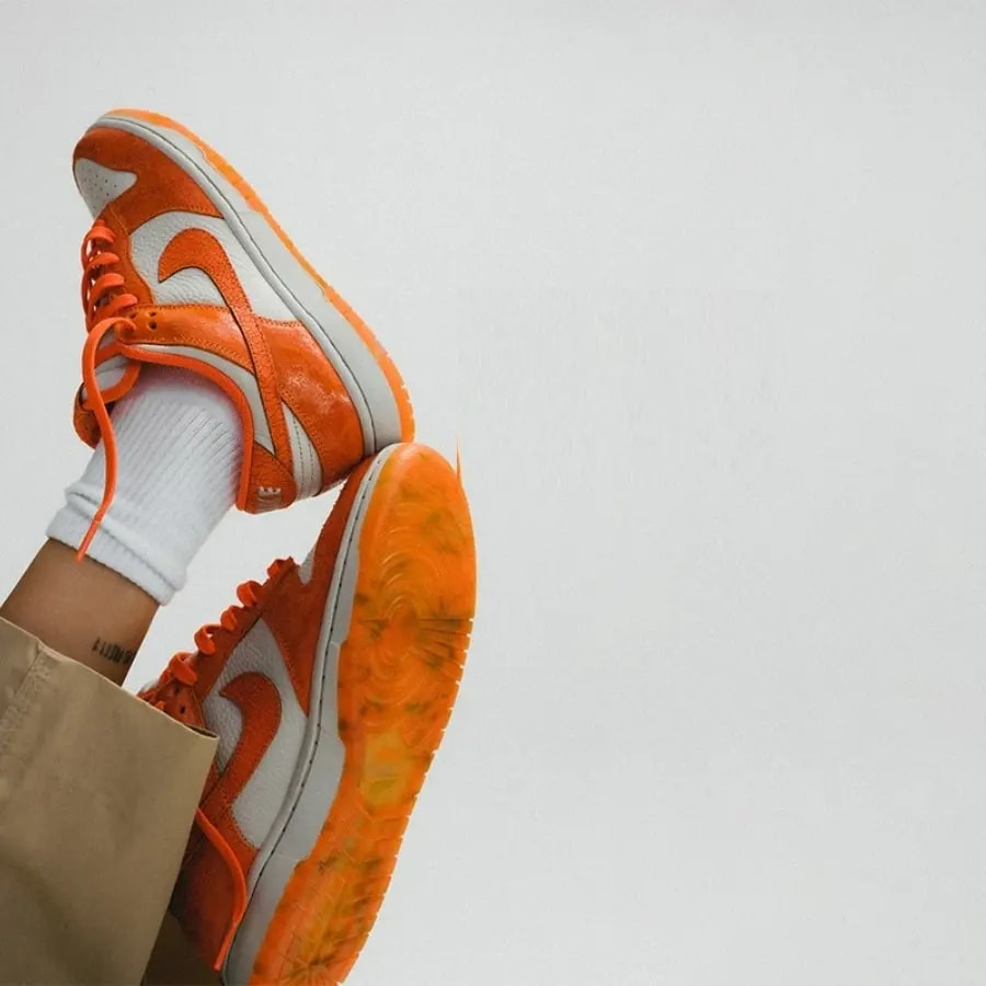 Giày Nike Dunk Low ‘Cracked Orange’ FN7773-001 — ảnh 2