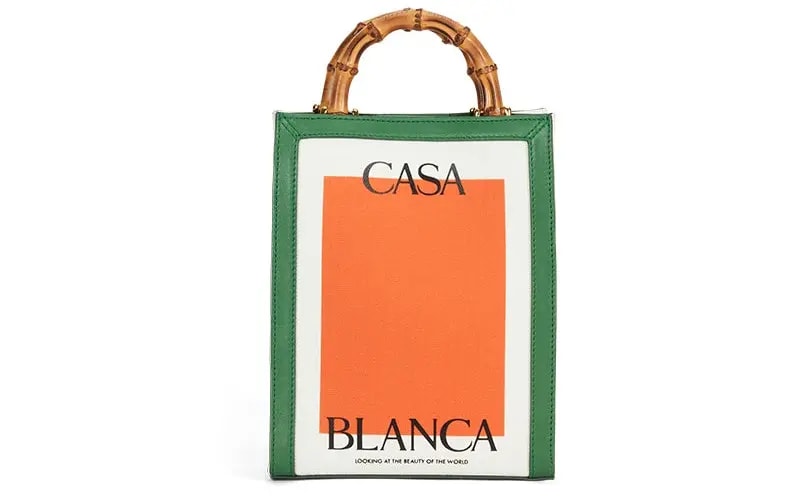 Túi Casablanca Mini Casa Canvas Tote 'Hot Pink' AF22-BAG-023-04