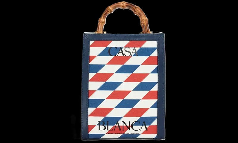 Túi Casablanca Mini Casa Canvas Tote 'Navy' AF22-BAG-023-02