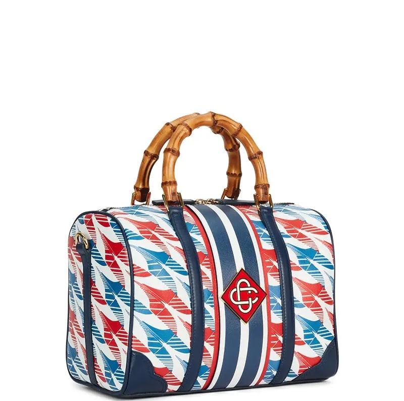Túi Casablanca Houndstooth Weekender 'Navy' AF22-BAG-016-01 — ảnh 3