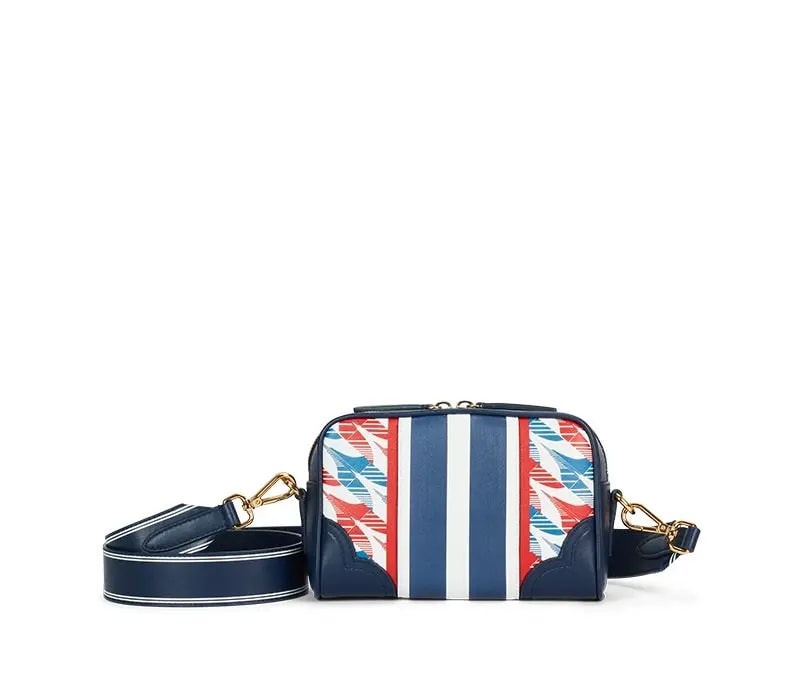 Túi Casablanca Houndstooth Crossbody 'Navy' AF22-BAG-002-03 — ảnh 2