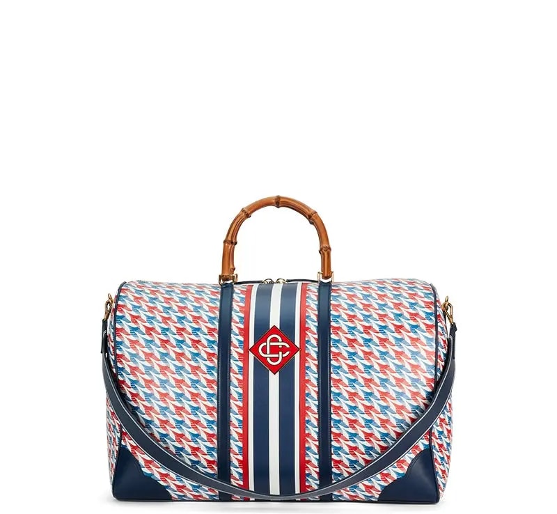 Túi Casablanca Monogram Weekender 'Navy' AF22-BAG-004-02 — ảnh 3