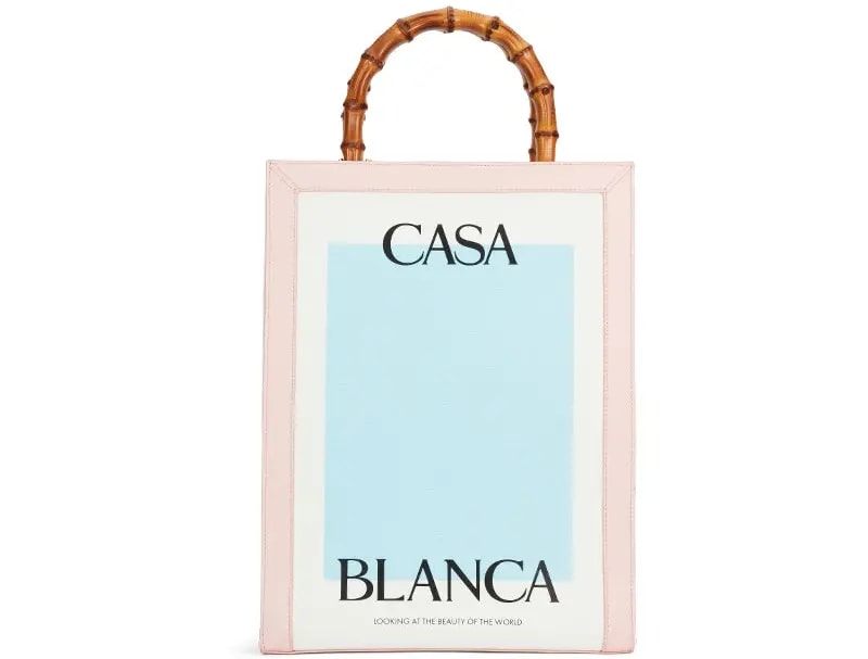 Túi Casablanca Casa Canvas Tote 'Light Blue' AF22-BAG-009-01