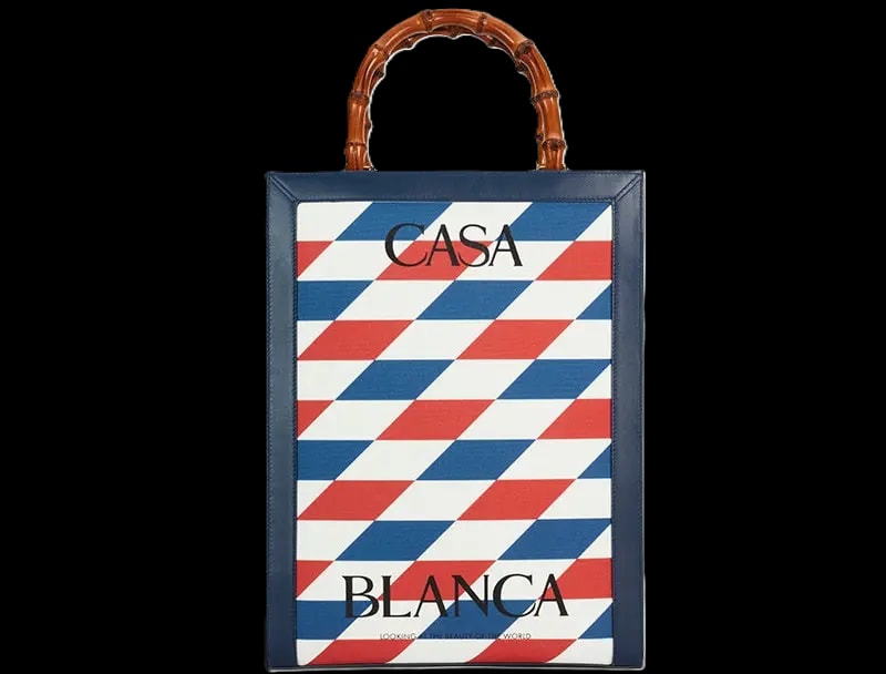 Túi Casablanca Casa Canvas Tote 'Navy' AF22-BAG-009-02