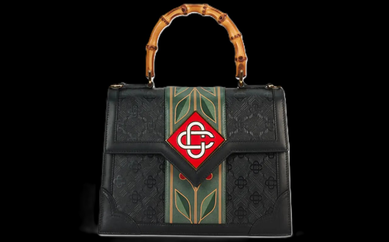 Túi Casablanca Monogram Jeanne 'Black' AF22-BAG-003-01